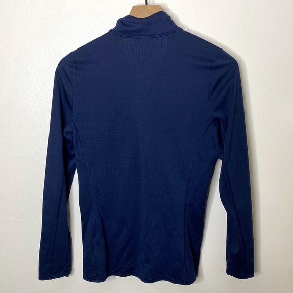 Patagonia Capilene Midweight Zip Long Sleeve Baselayer Navy Blue - Picture 2 of 6
